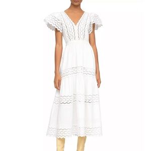 BNWT Sea New York Georgina White Eyelet Midi
Dress Size S / 6!